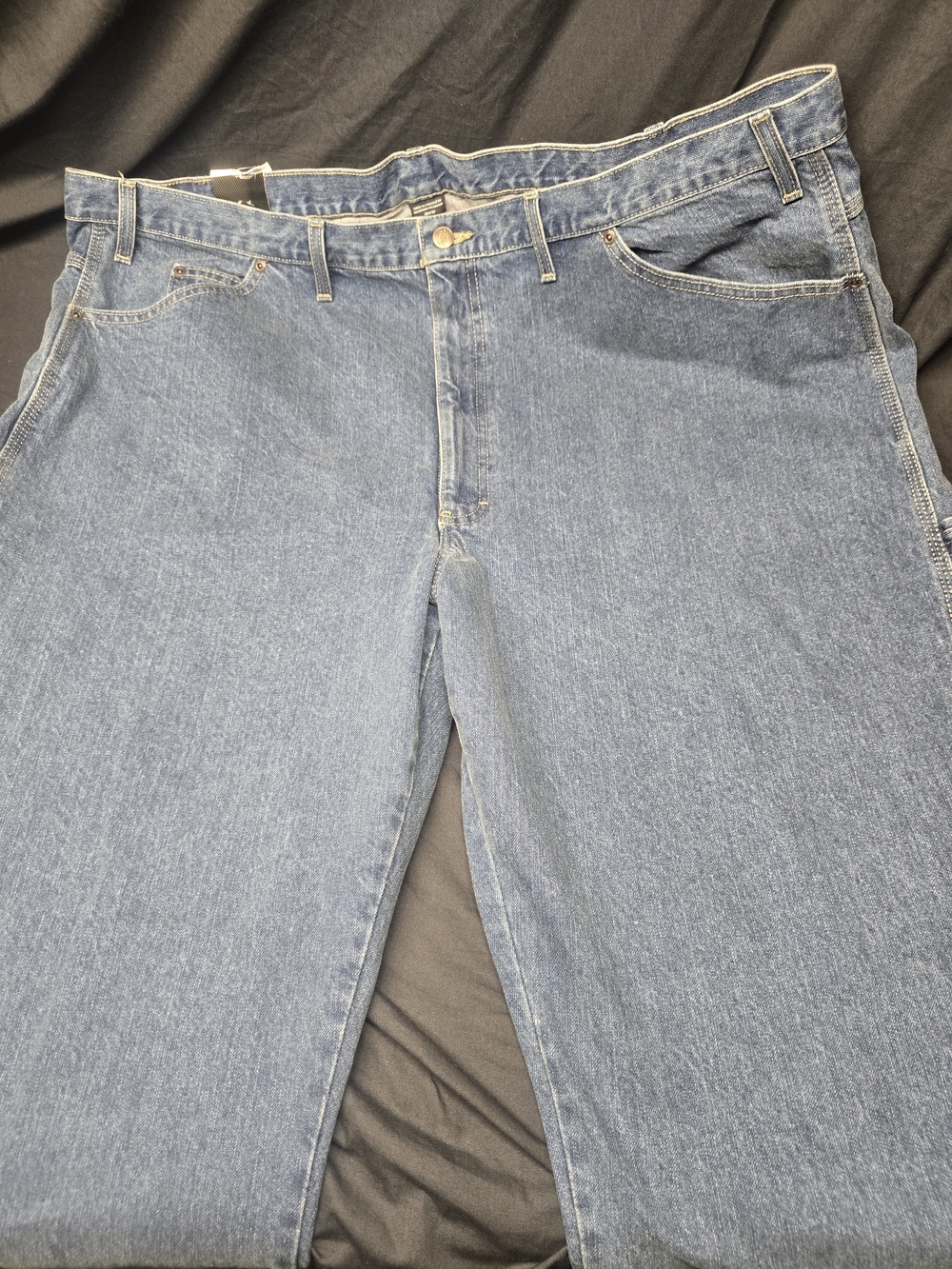Dickies Men's 48x32 Carpenter Jeans Relaxed Fit Straight Leg Blue NWT